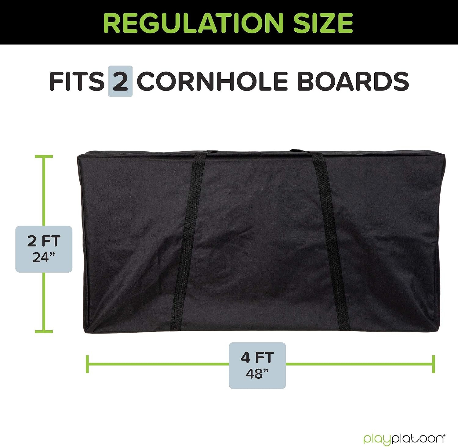 Play Platoon Cornhole Board Carrying Case – Regulation or Tailgate Size Corn Hole Boards Storage Bag is a Proud American Veteran Owned Brand