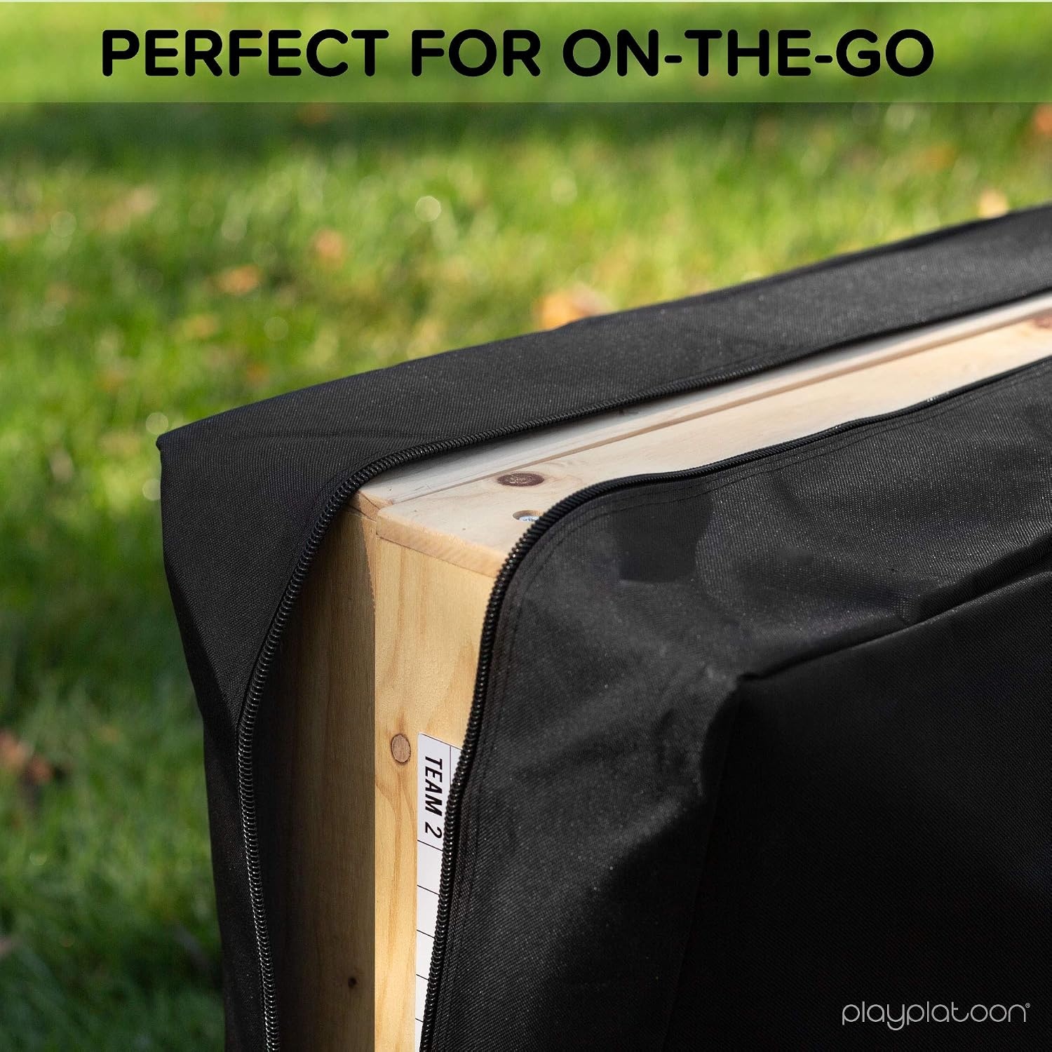 Play Platoon Cornhole Board Carrying Case – Regulation or Tailgate Size Corn Hole Boards Storage Bag is a Proud American Veteran Owned Brand - view 5