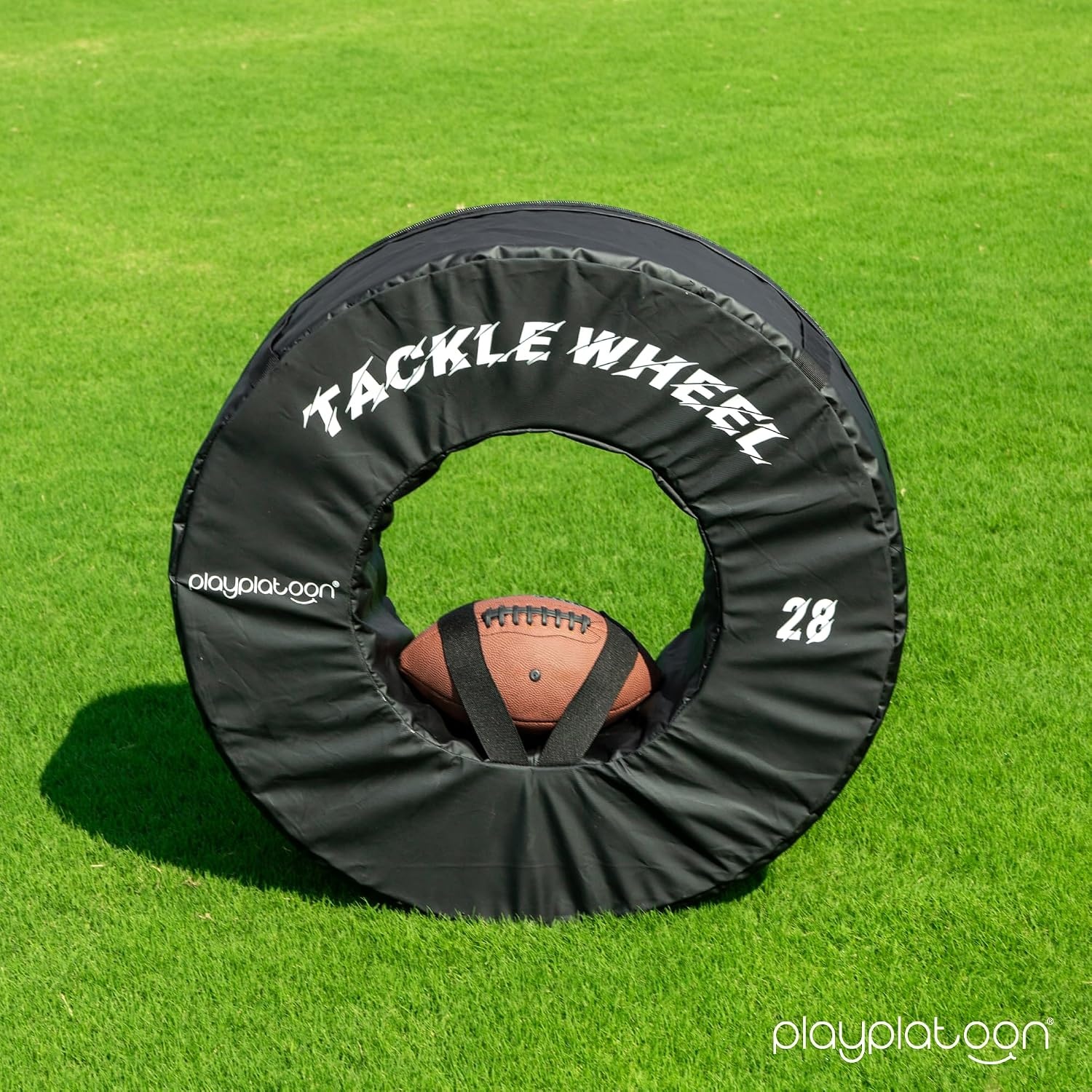 Play Platoon Football Tackle Dummy – Tackling Wheel Dummies for Youth Football Training – Tackle Wheel for Blocking, Hitting Drills and Practice(28 Inch) - view 8