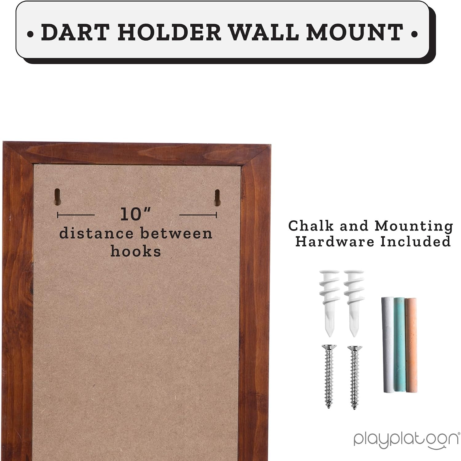 Play Platoon Dart Scoreboard & Darts Holder Wall Mount – Wood Score Board, Professional Darts Accessories, Dart Holder(16 x 11 inch) - view 6