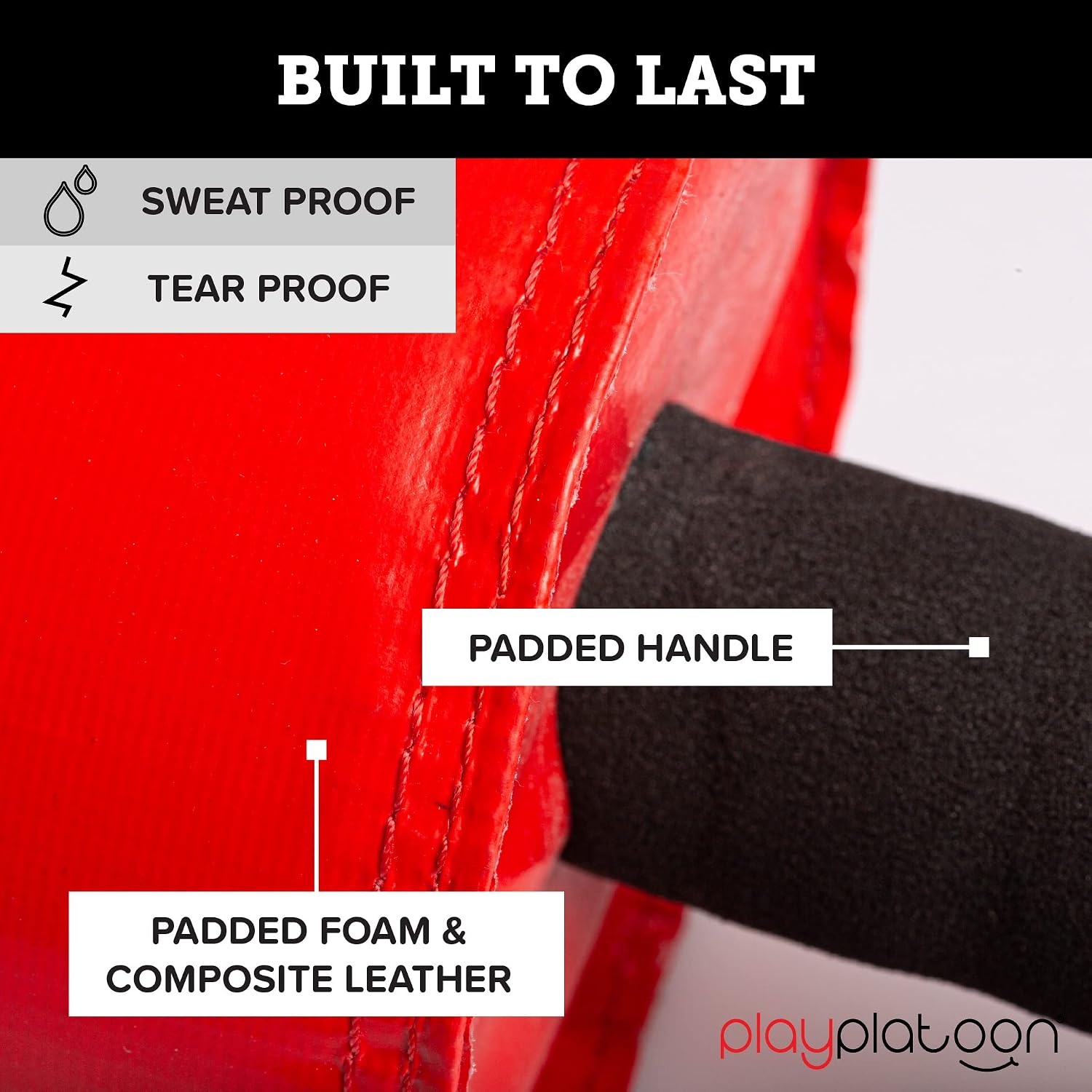 Play Platoon Padded Blocking Guards, 2 Pack Red Contact Sticks, Football Blocking Pad, Tackling Dummies for Football, Hitting Pads for Defender Simulation and Training in Basketball, Lacrosse, Boxing - view 3