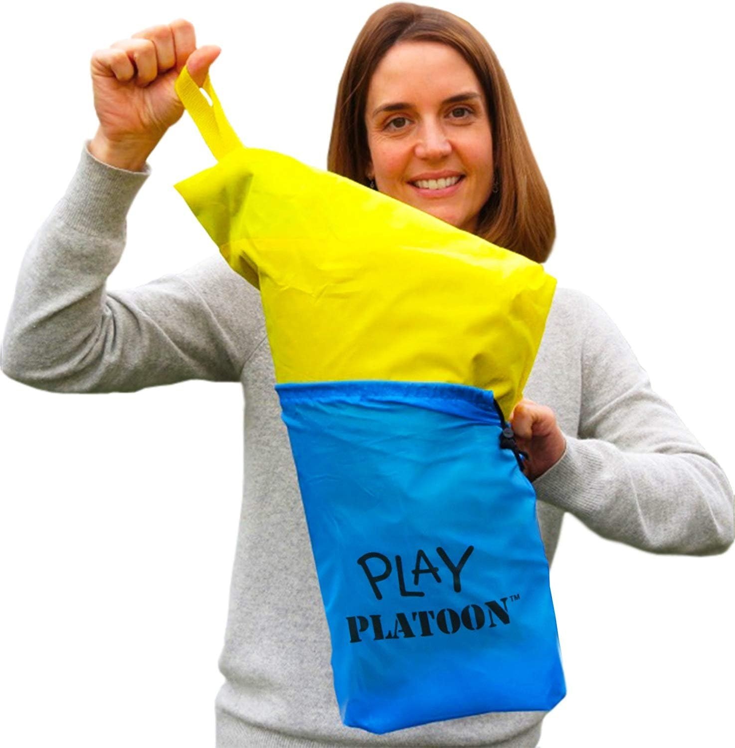 Play Platoon Rainbow Parachute Toy for Kids, 6 ft Play Parachute Game with 8 Handles, PE Equipment for Elementary School Gym Class, Backyard/Indoor Equipment(6 Foot) - view 7